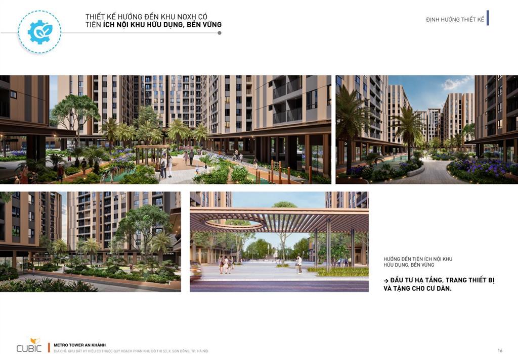 Cc metro tower an khánh, dự kiến 75 triệu / m2, 44.9m2, view đẹp