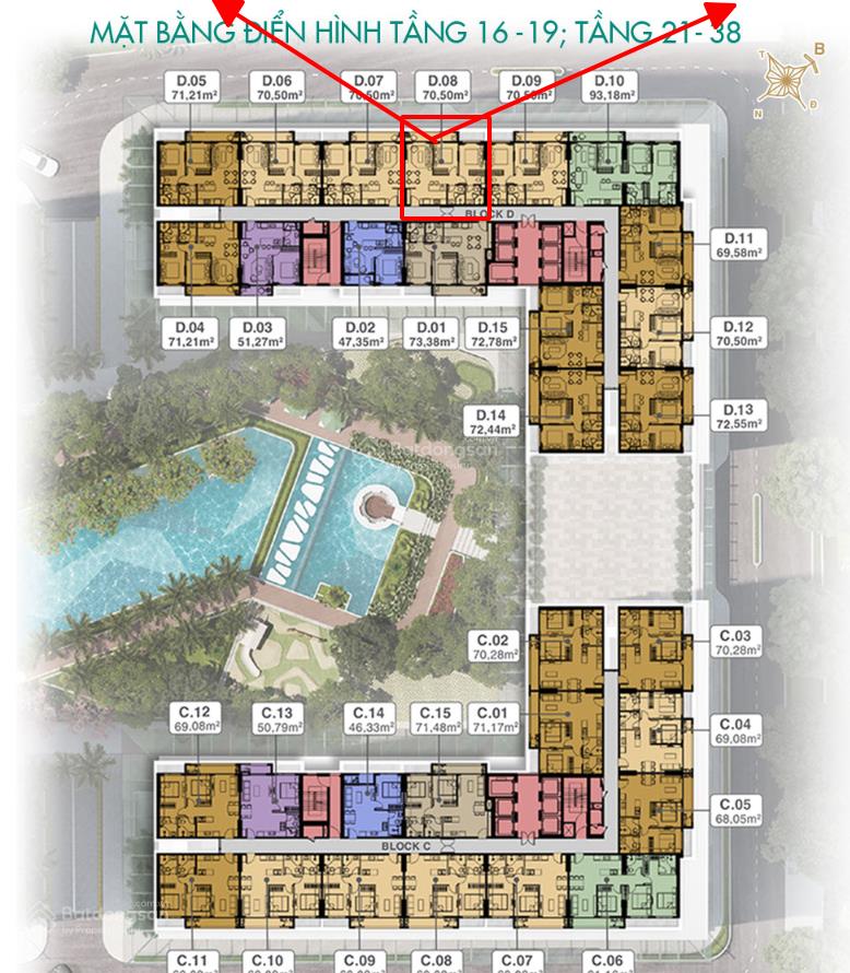 Bán căn hộ d  32.08 chung cư lavita thuận an, 45 triệu/m², 71m2, 2pn, 2wc