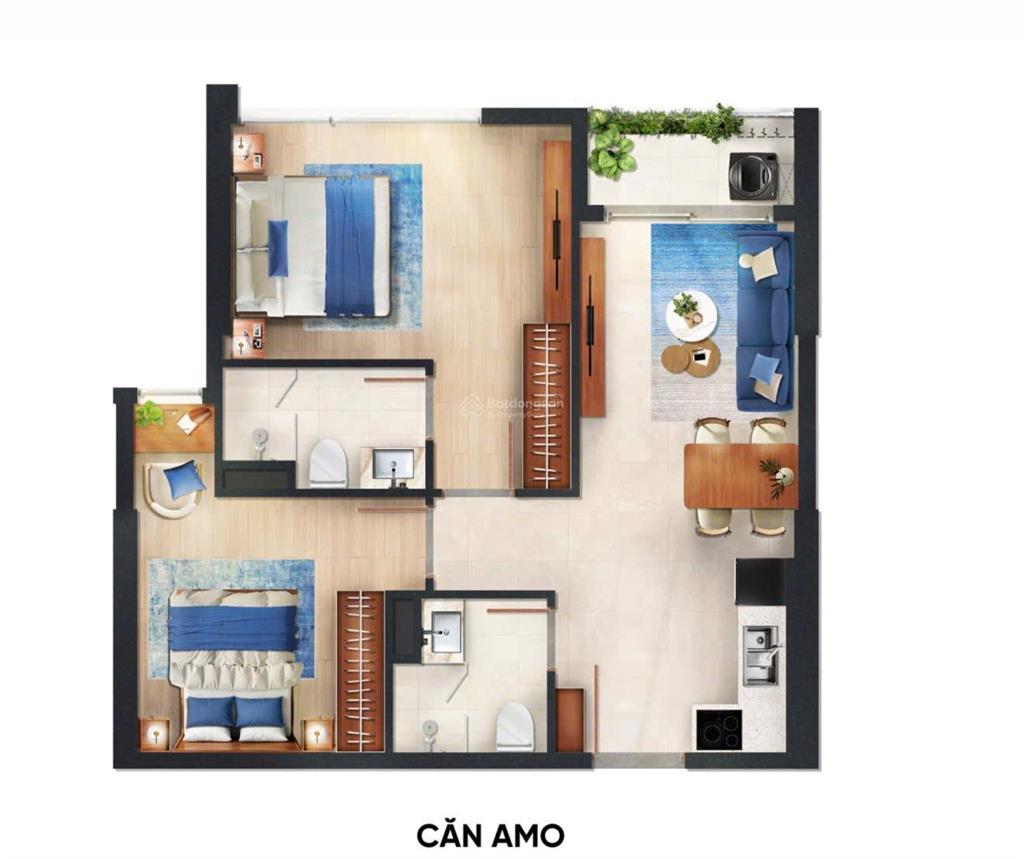 Monrei saigon căn 2pn2wc chỉ 2,6 tỷ view ngoại khu, thanh toán chỉ 5%