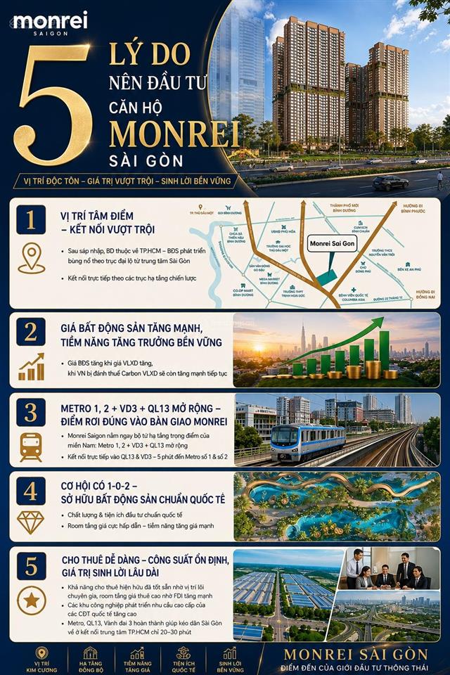 Monrei saigon căn 3pn view thoáng tầng trung chỉ 4 tỷ