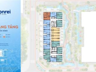 Monrei saigon studio tòa a3 view nội khu tầng trung chỉ 1,7 tỷ
