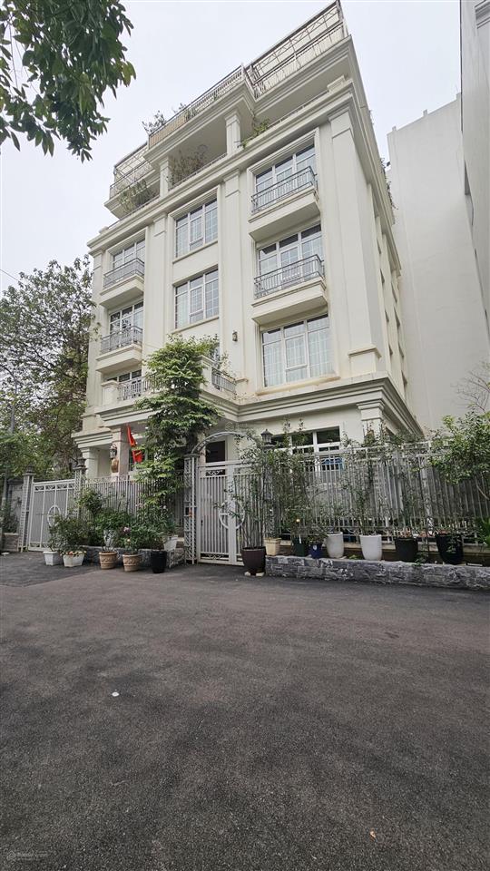 Biệt thự vườn đào tây hồ 325m2, 5 tầng thang máy full nội thất xịn sò. giá 170 tỷ bảo vệ 24/24