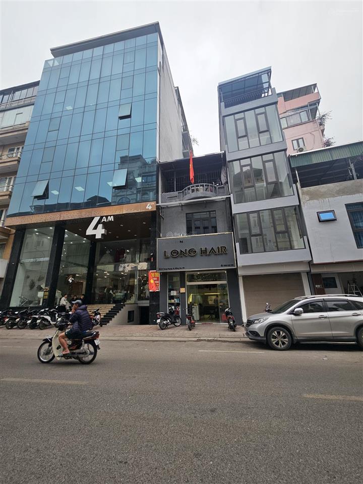 Bán tòa văn phòng mặt phố yên lãng thái hà 410m tòa 10 tầng thông sàn có hầm hơn 200 tỷ vị trí vip