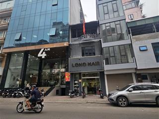 Bán tòa văn phòng mặt phố yên lãng thái hà 410m tòa 10 tầng thông sàn có hầm hơn 200 tỷ vị trí vip