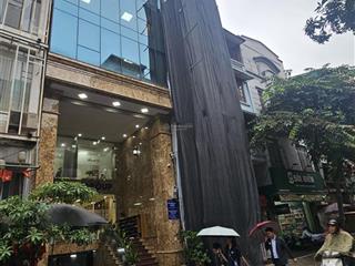 Bán nhà mặt phố quận cầu giấy 130m tòa văn phòng 9 tầng, thông sàn dòng tiền 150tr/th. giá 676tr/m