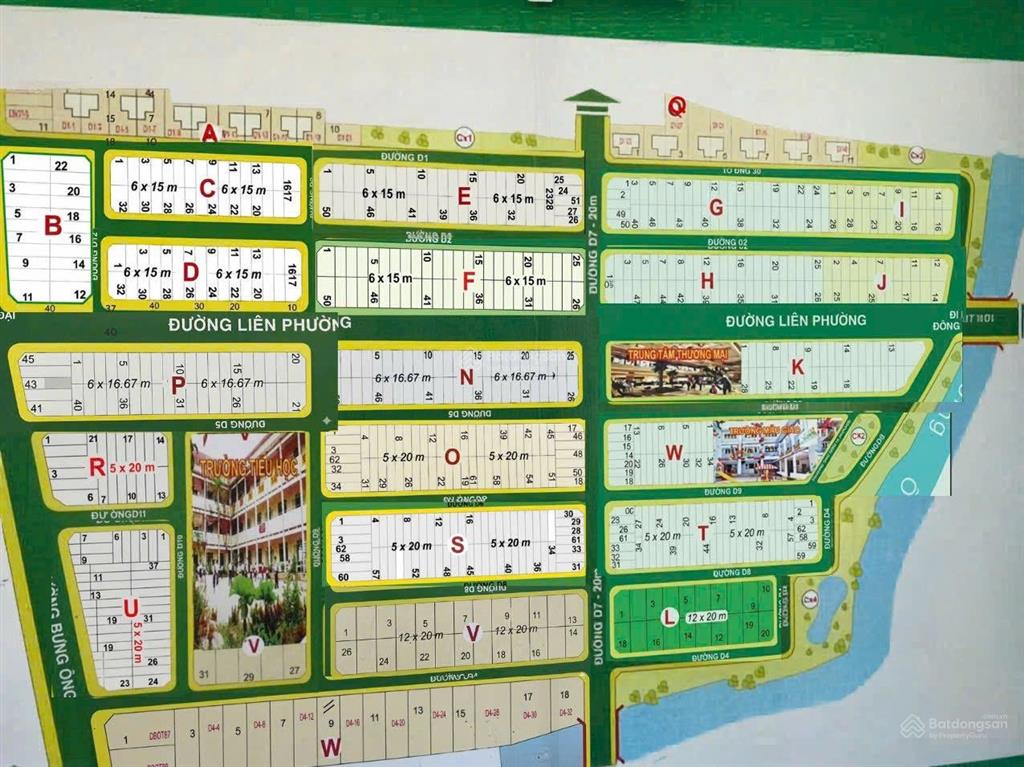 Đất mặt tiền liên phường 6x15m giá chỉ 9 tỷ  0918 290 ***