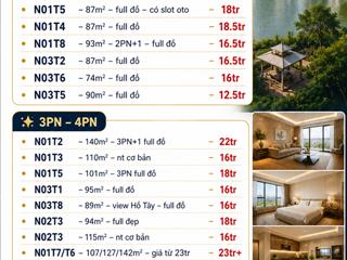Cho thuê  quỹ căn chung cư ngoại giao đoàn tháng 05/2026