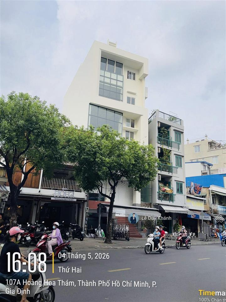 Cho thuê tòa nhà 6 tầng ngang đẹp 8m  dtsd 750m2  vị trí siêu đẹp mặt tiền hoàng hoa thám