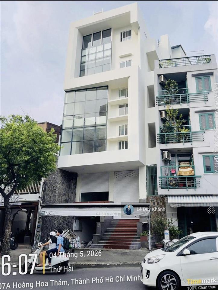 Cho thuê tòa nhà 6 tầng ngang đẹp 8m  dtsd 750m2  vị trí siêu đẹp mặt tiền hoàng hoa thám