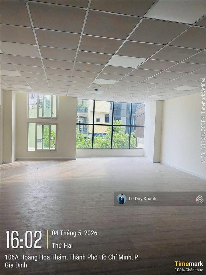 Cho thuê tòa nhà 6 tầng ngang đẹp 8m  dtsd 750m2  vị trí siêu đẹp mặt tiền hoàng hoa thám