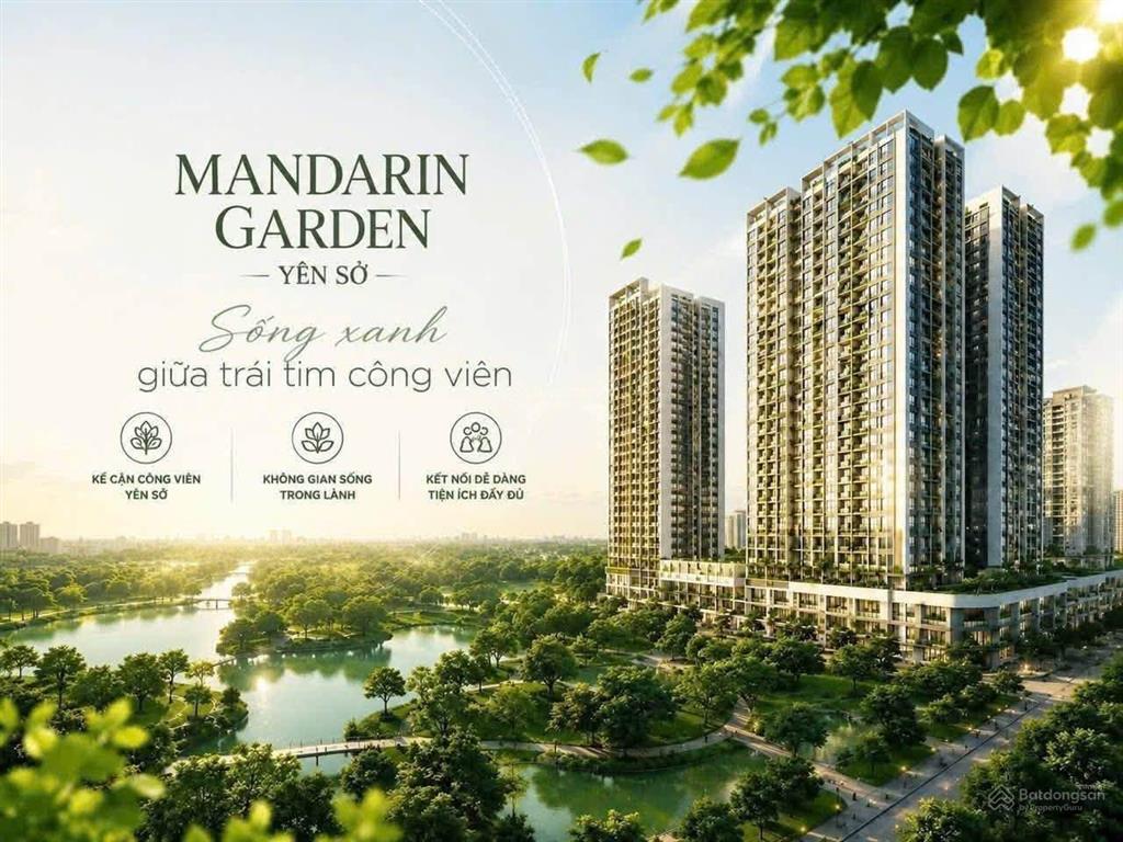Mua đợt 1  mandarin garden 3 hòa phát  yên sở