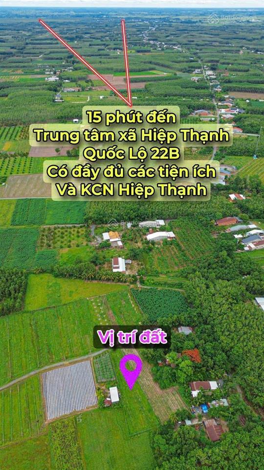Đất đẹp 100% thổ cư, 20 x 55m giá 2,9 tỷ tl. thạnh đức gò dầu tây ninh