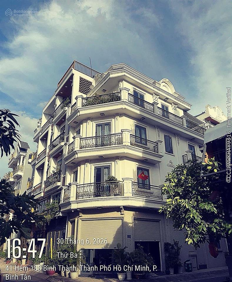 Khu dân cư vĩnh lộc gần hồ trái tim nhà 111/đường bình thành, góc 2 mặt tiền, giá 6,8 tỷ tl