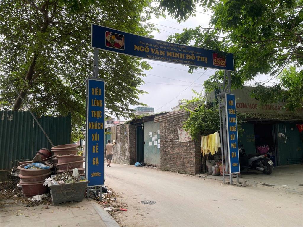 58m2 đất mặt tiền 5,5m ngõ ô tô giá 12,5 tỷ tại an dương vương