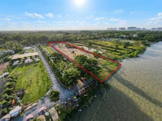 [O2718*] Đất vàng mặt tiền Đường Số 5 Long Phước đối diện Nhà thờ Tổ - View sông 6x tỷ!