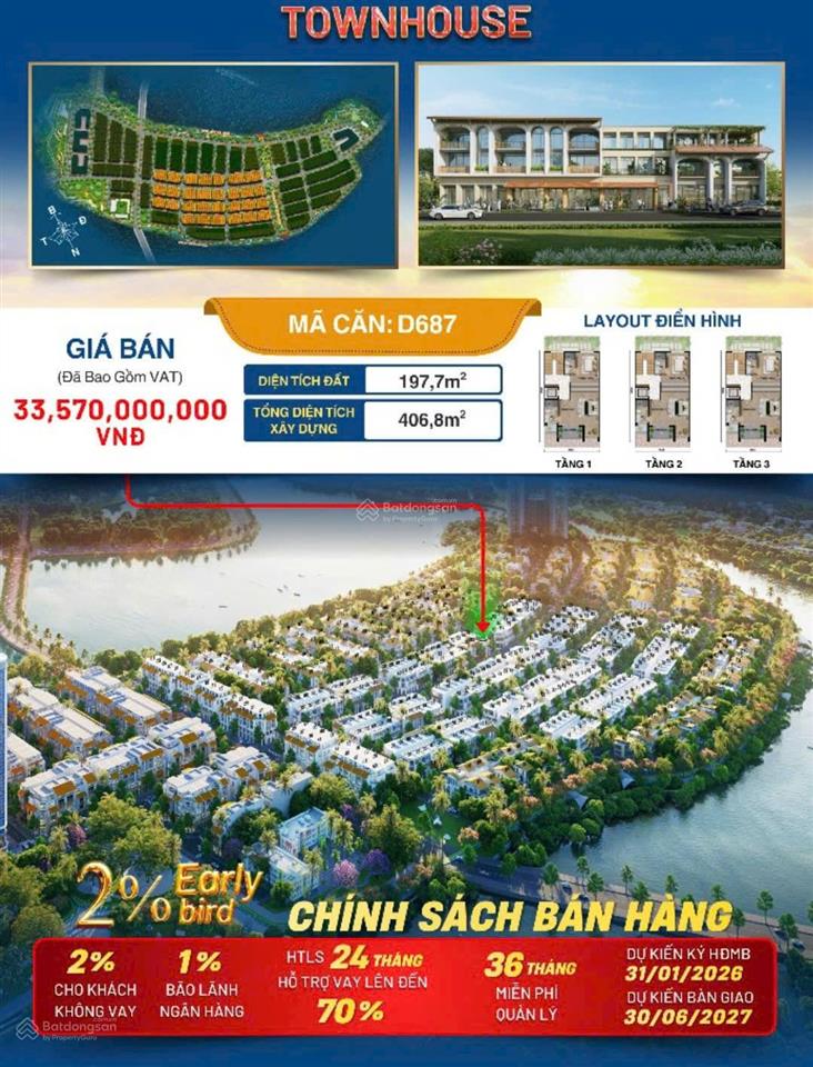 Khai xuân mở bán căn lk d687 góc mặt đường d6 trục đường rộng 20m charmora city sun nha trang