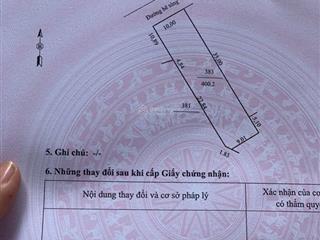 Đất đẹp tt xã cao dương (phú thọ) 400m full thổ cư cách vành đai 5 chỉ 800m giá nhỉnh 2 tỷ