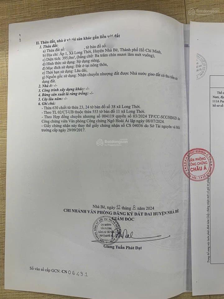 Nhà bè đất mặt tiền đường  ngang 10m  gần trường quốc tế mỹ