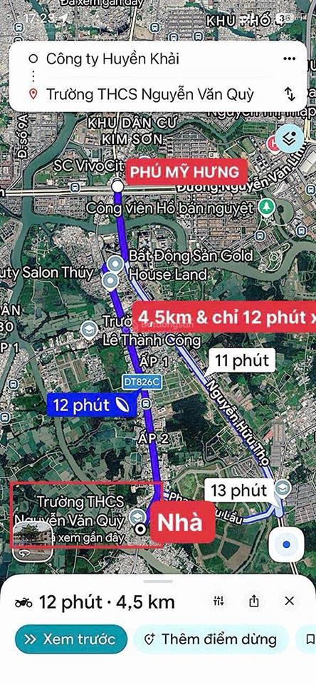 nhà xe ô tô nhựa 7m  lê văn lương  phước kiển  nhà bè.