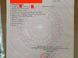 Bán nhanh lô góc thôn thắng hữu, sổ đỏ trao tay luôn. giá chỉ 21 triệu/m2, ô tô đỗ tận cửa