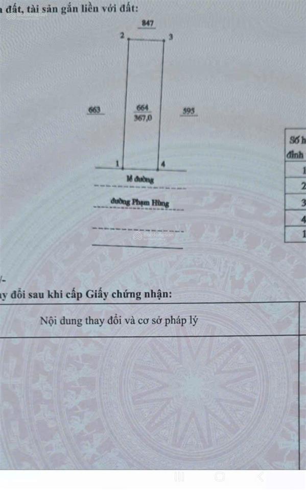 Bán đất tại phạm hùng, 11,3 tỷ, 367m2, nhiều tiện ích, uy tín, đẹp