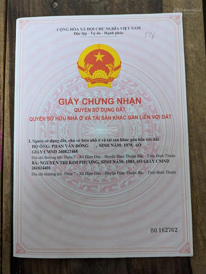 Bán 14,7ha đất hồng phong, bắc bình, bình thuận, giá chỉ 1,2 tỷ/ha
