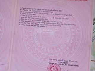 Bán đất hòa thắng giá chỉ 900.000đ/m2, đường ô tô tiếp cận, khu vực tiềm năng phát triển