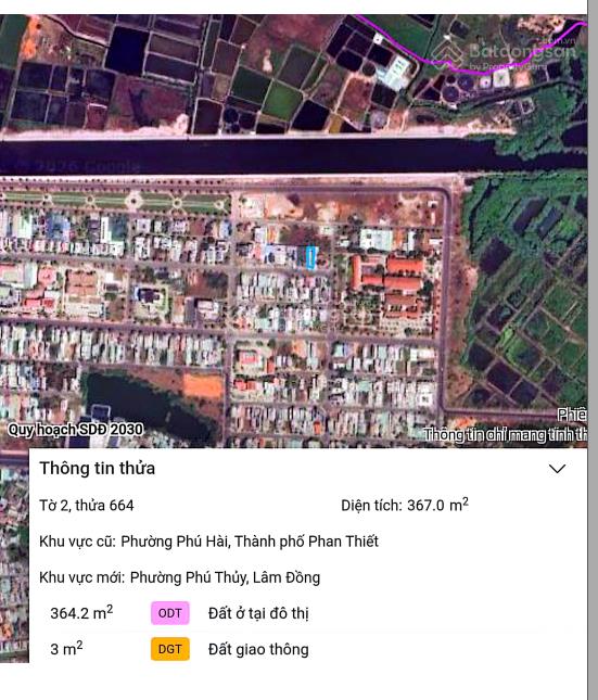 Bán đất mặt tiền phạm hùng trung tâm phan thiết