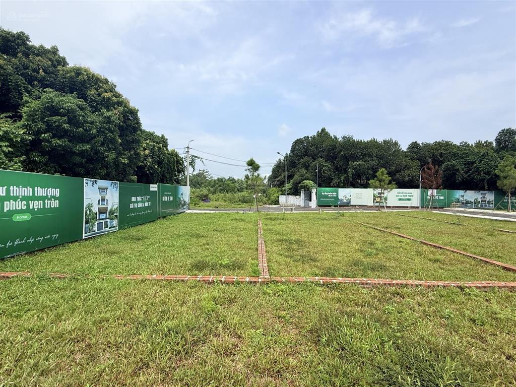 Bán 100m full thổ cư tại trại hồ, đoài phương, hà nội mt 5m, đường ô tô 5m