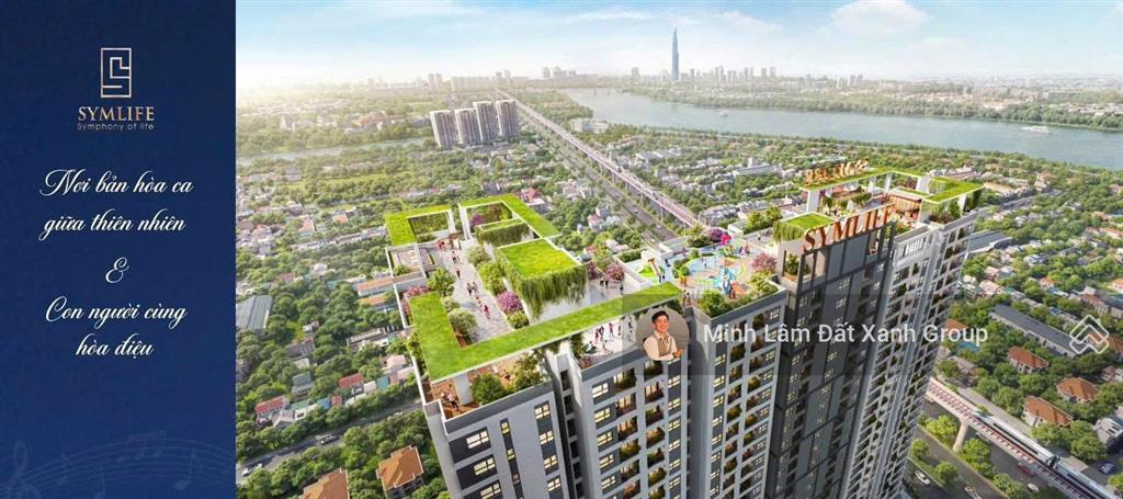 Mua nhà sài gòn giá chỉ 2 tỷ 9 symlife 4 mặt view sông  thanh toán chỉ 21% tới khi nhận nhà