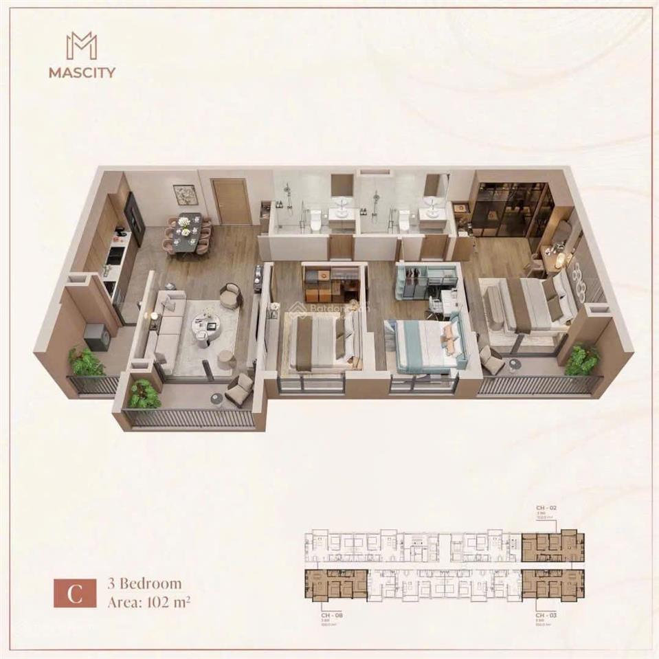 Chính chủ bán căn 2pn diện tích 82m2 nổi bật mascity bắc giang