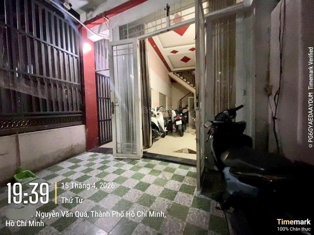 Nhà nguyễn văn quá giá rẻ, 80m2, 2 tầng, hẻm 4m, nhỉnh 4 tỷ, ngay khu dân cư an sương