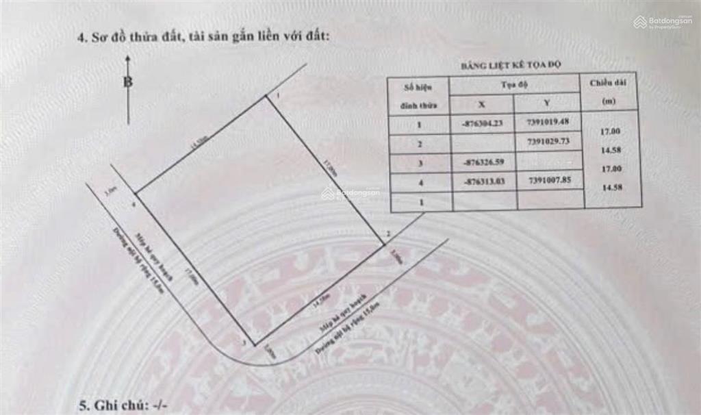 Cần tiền bán gấp lô góc 248m2 lô 26 lê hồng phong sau mdm  ngang 14.6m  đường 15m