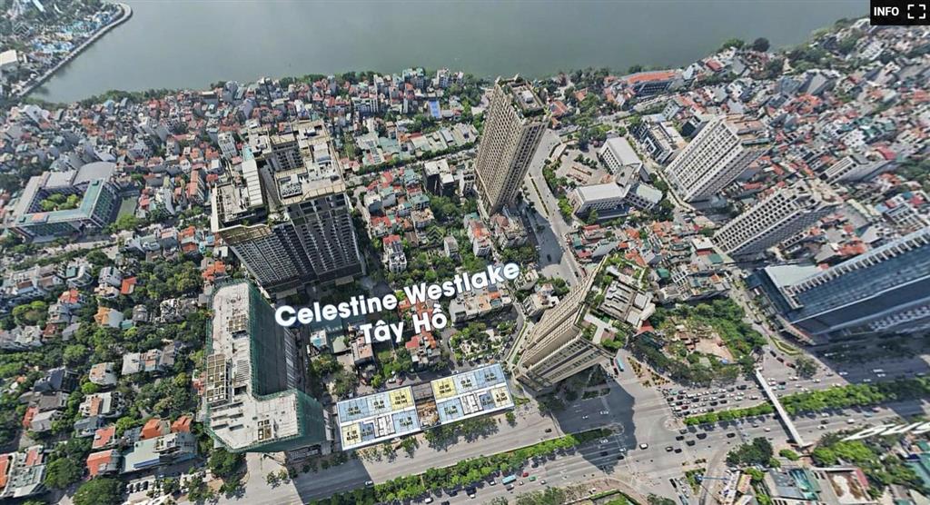 Quỹ căn duplex penthouse siêu hiếm tại dự án celestine westlake mặt đường võ chí công view hồ tây