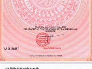 Chỉ với 230 triệu sở hữu ngay lô đất thổ cư diên khánh