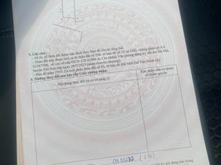 Bán đất gần trường đua ngựa sóc sơn 91.8m2 full thổ cư đường nhựa vỉa hè r 10m  3 ôtô tránh nhau