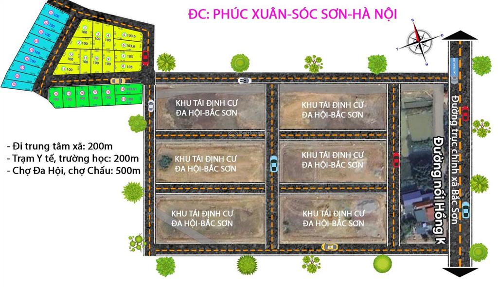 Bán đất 100m2 tại bắc sơn, sóc sơn, hà nội, chỉ với 980tr