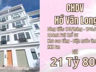 Bán chdv, 37p, 21 tỷ 800  doanh thu 210 triệu/tháng
