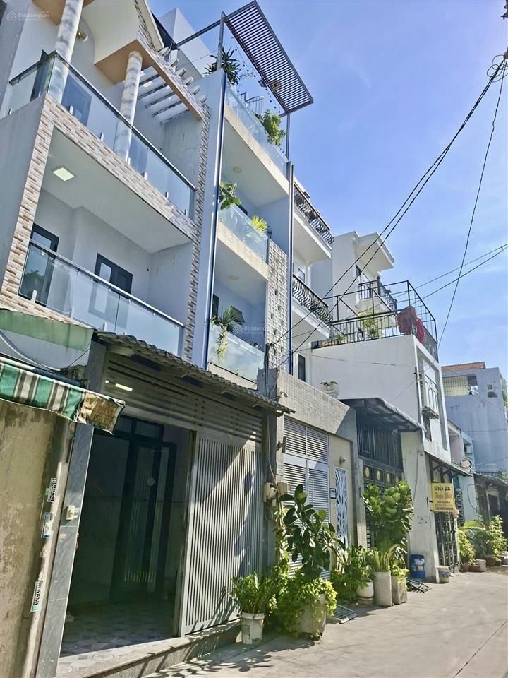 Nhà 4 tầng/5pnngay liên khu 45 52m²hẻm 7m thôngchỉ 4.85 tỷ tl