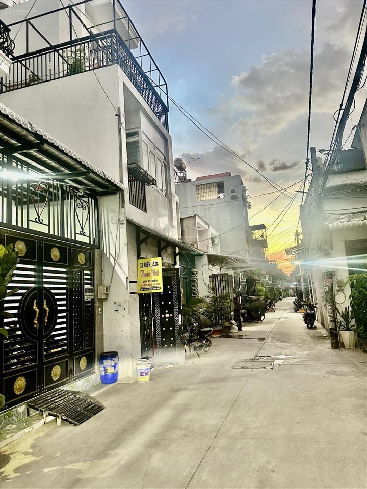Nhà 4 tầng/5pnngay liên khu 45 52m²hẻm 7m thôngchỉ 4.85 tỷ tl