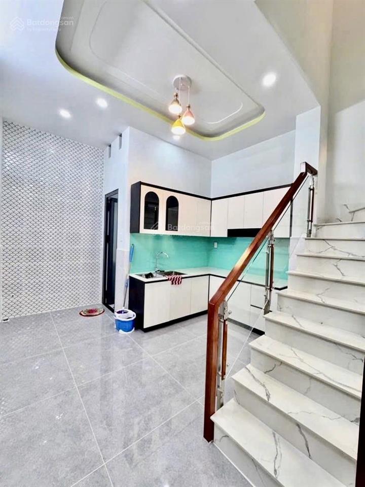 Hẻm 6m thông  nhà 4 tầng mới đẹp 52m(4x13)  sát chợ gò xoài chủ ngộp  5.9 tỷ tl