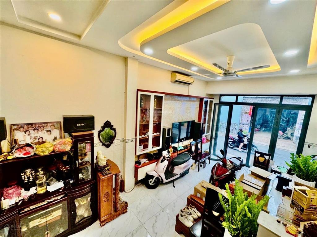 Nhà mới 4 tầng  lê văn quới full nội thất  hẻm xe tải thông  60m2  chủ gấp bán 5.x tỷ tl