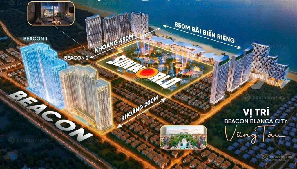 Mở bán đợt đầu căn hộ biển sở hữu lâu dài trung tâm tp vũng tàu, toà beacon chính sách ưu đãi 3%