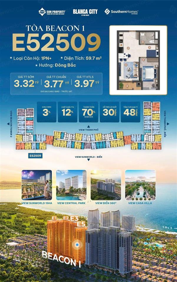 Mở bán đợt đầu căn hộ biển trung tâm tp vũng tàu  chính sách ưu đãi booking giảm 3% giá từ 2,3 tỷ