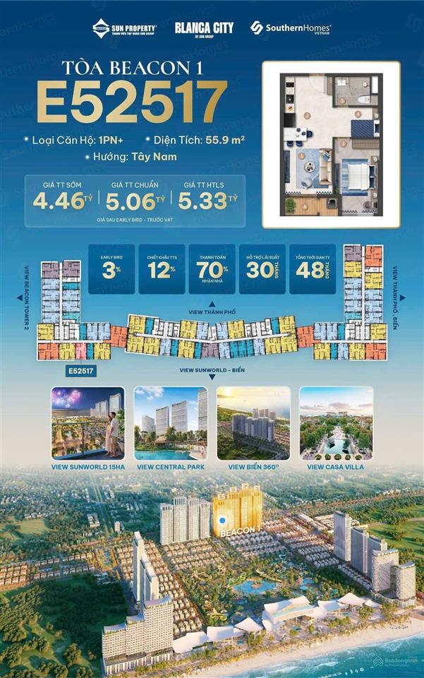 Mở bán đợt đầu căn hộ biển trung tâm tp vũng tàu  chính sách ưu đãi booking giảm 3% giá từ 2,3 tỷ