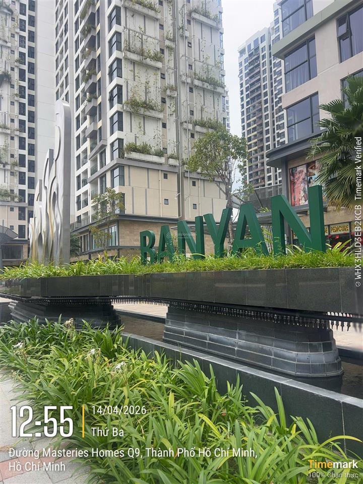 Căt lỗ căn 2 phòng ngủ lumiere boulevard masteri view công viên view sông hướng đông nam giá 5tỷ5