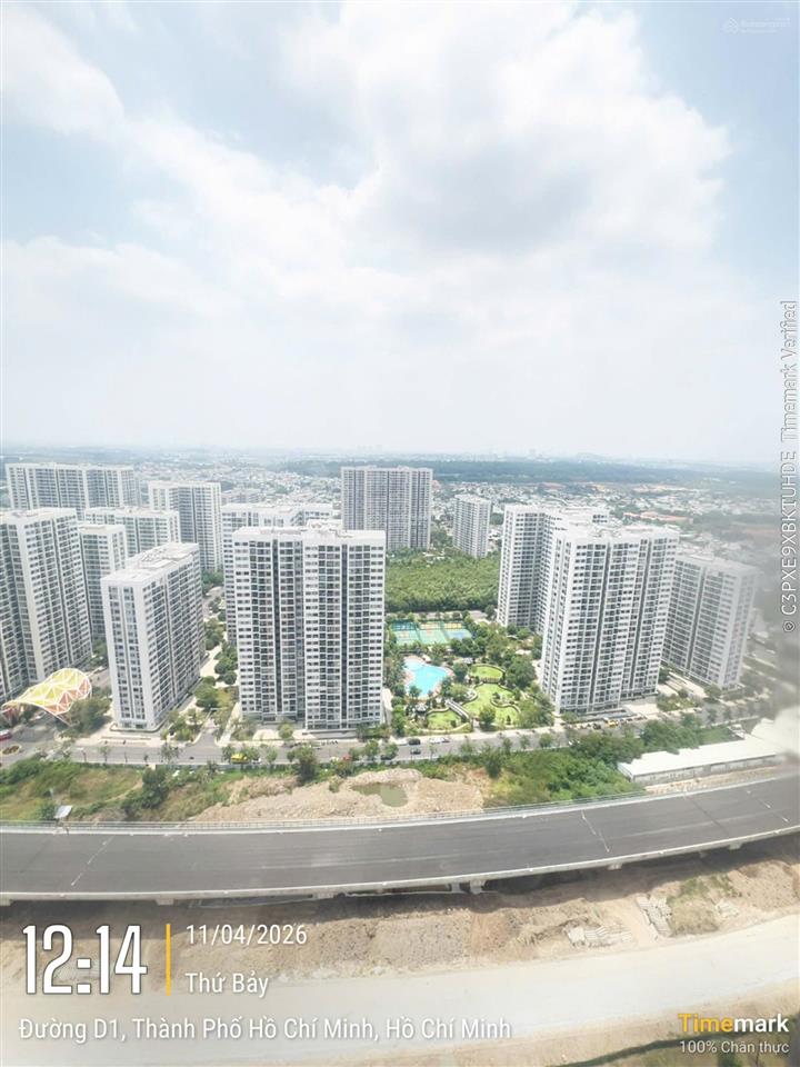 Căn hộ 67m2 2 phòng ngủ 2wc bếp rèm, nước nóng phân khu glory heights giá chỉ 7tr5/th