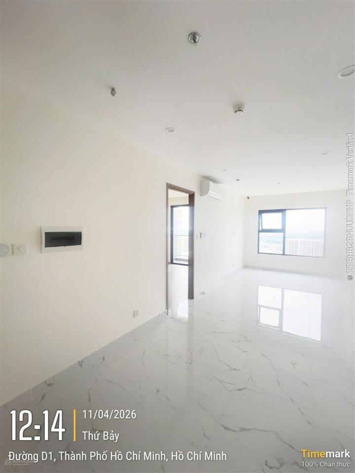 Căn hộ 67m2 2 phòng ngủ 2wc bếp rèm, nước nóng phân khu glory heights giá chỉ 7tr5/th