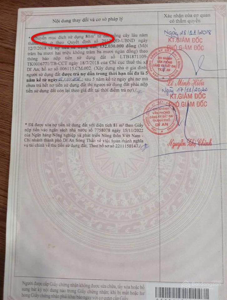 Bán đất tặng nhà cấp 4 gần bcons thống nhất, hẻm xe hơi thông 93.4m2 4.25 tỷ