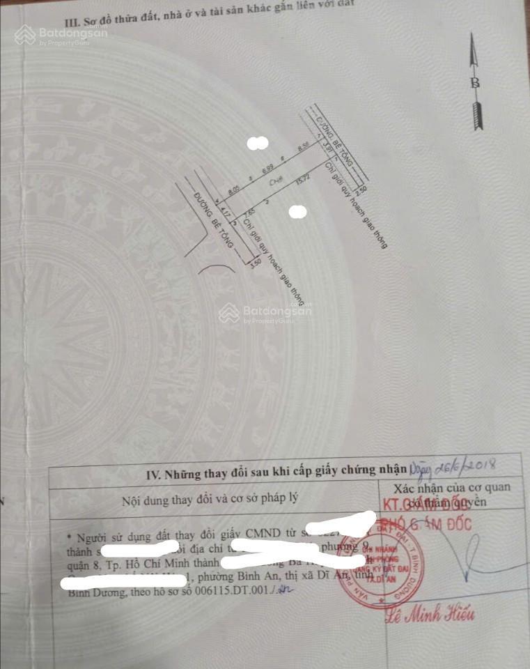 Bán đất tặng nhà cấp 4 gần bcons thống nhất, hẻm xe hơi thông 93.4m2 4.25 tỷ